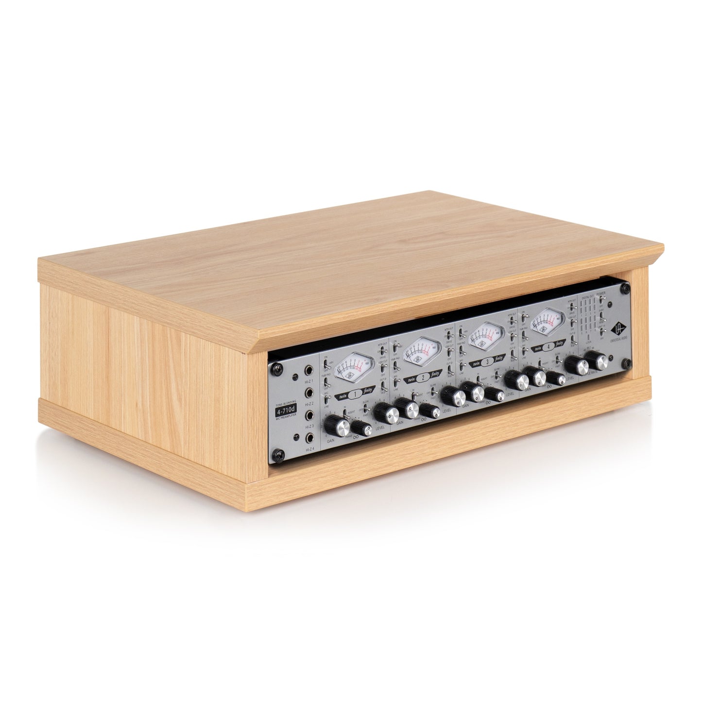 Gator GFW-ELITERK-2U-MPL Elite Series 2U Desktop Studio Rack | Maple