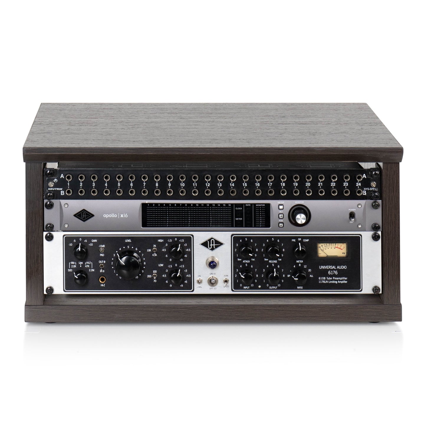 Gator GFW-ELITERK-4U-BRN Elite Series 4U Desktop Studio Rack | Brown
