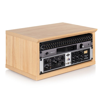 Gator GFW-ELITERK-4U-MPL Elite Series 4U Desktop Studio Rack | Maple