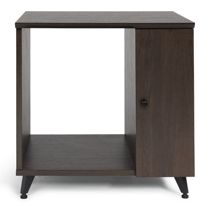 Gator GFW-ELITESIDECAR-BRN Elite Series Dark Walnut Sidecar Rack Cabinet | Brown
