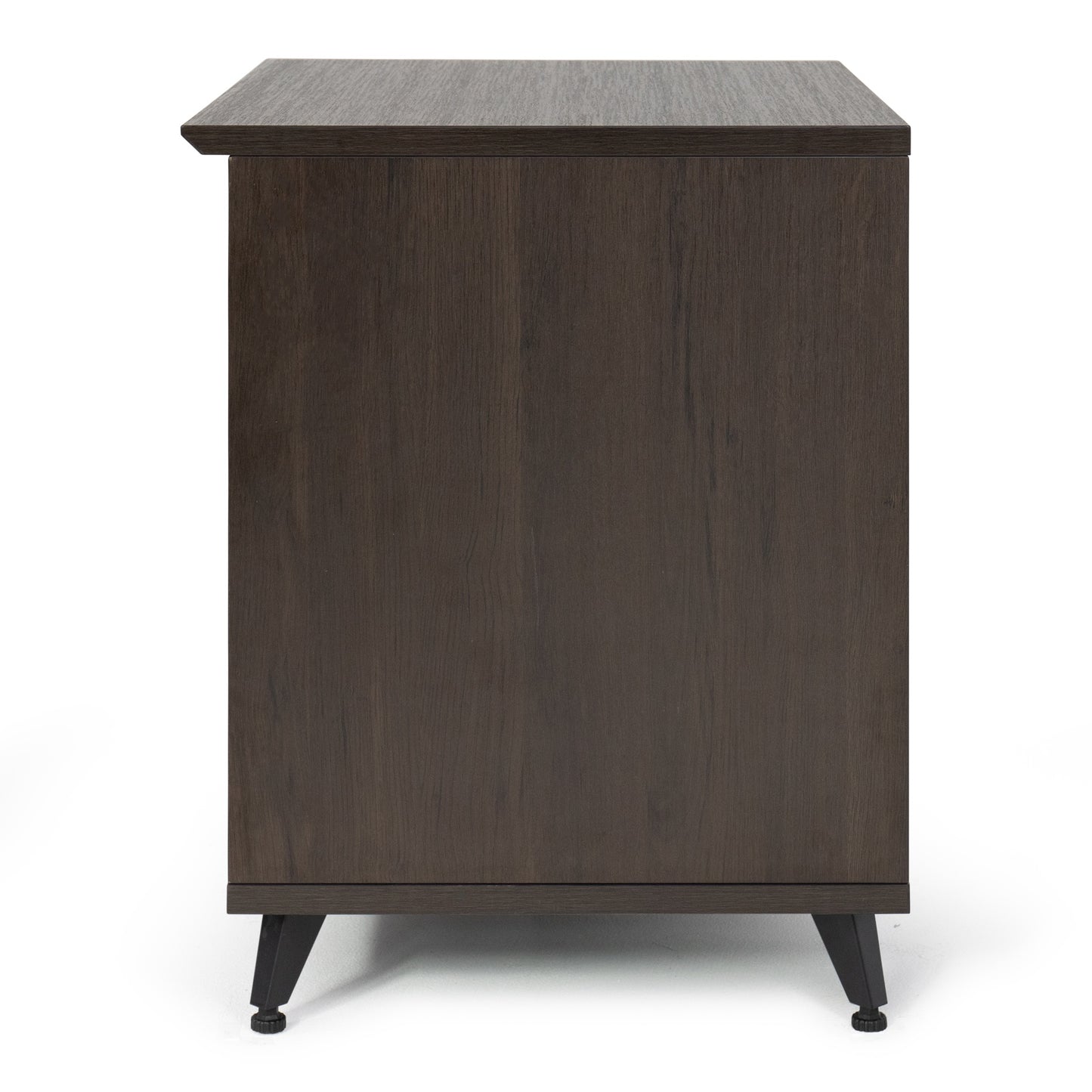 Gator GFW-ELITESIDECAR-BRN Elite Series Dark Walnut Sidecar Rack Cabinet | Brown
