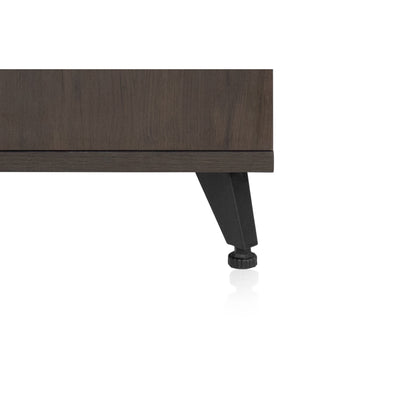 Gator GFW-ELITESIDECAR-BRN Elite Series Dark Walnut Sidecar Rack Cabinet | Brown