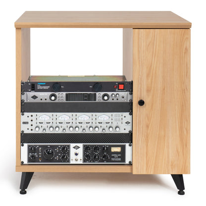 Gator GFW-ELITESIDECAR-MPL Elite Series Dark Walnut Sidecar Rack Cabinet | Maple