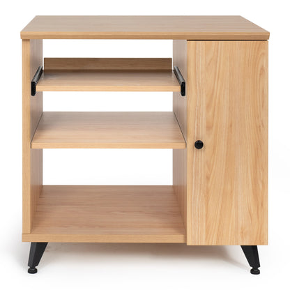 Gator GFW-ELITESIDECAR-MPL Elite Series Dark Walnut Sidecar Rack Cabinet | Maple