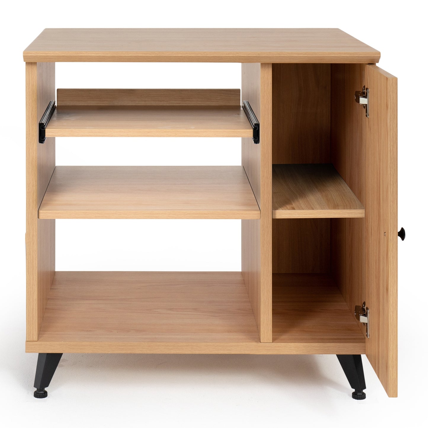 Gator GFW-ELITESIDECAR-MPL Elite Series Dark Walnut Sidecar Rack Cabinet | Maple