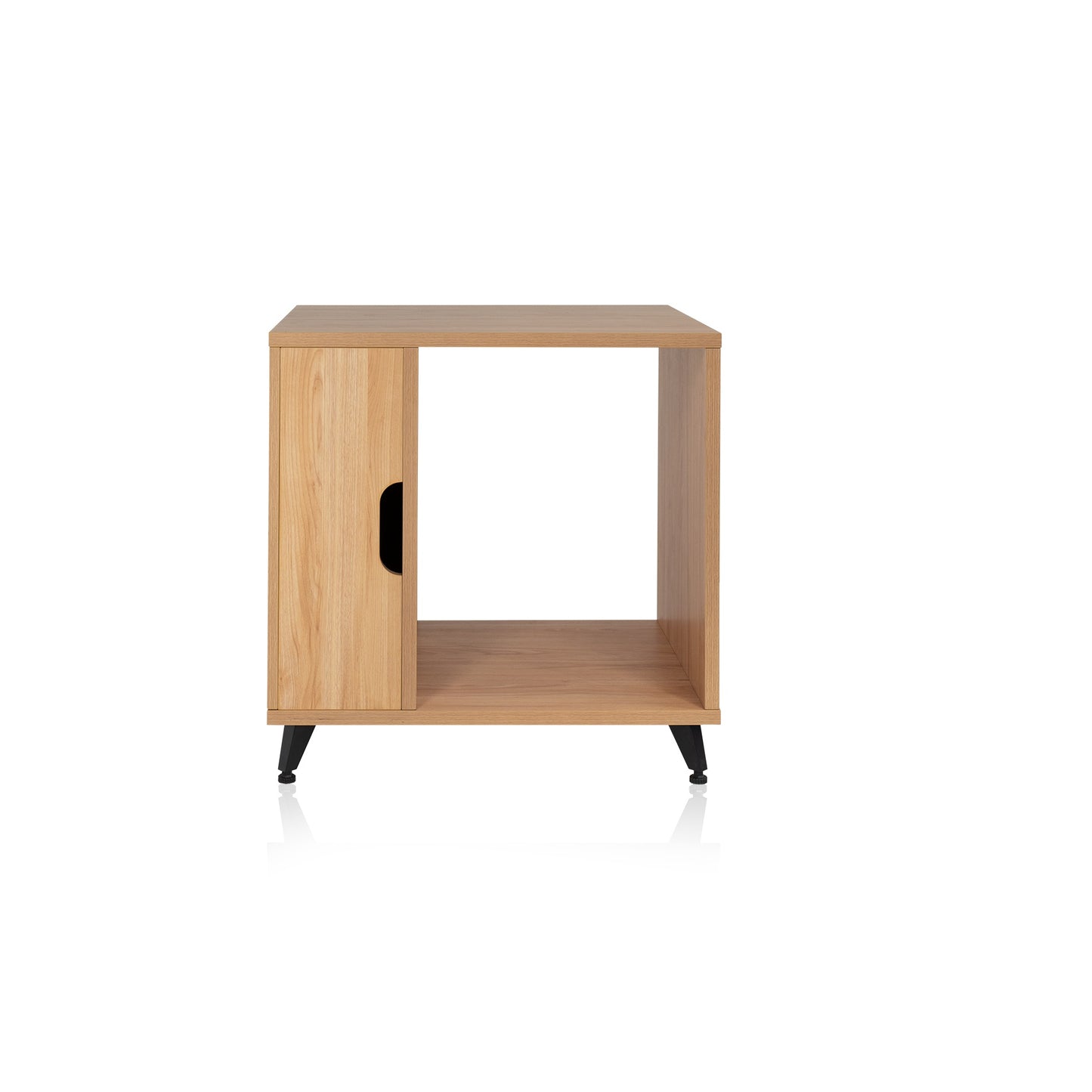 Gator GFW-ELITESIDECAR-MPL Elite Series Dark Walnut Sidecar Rack Cabinet | Maple