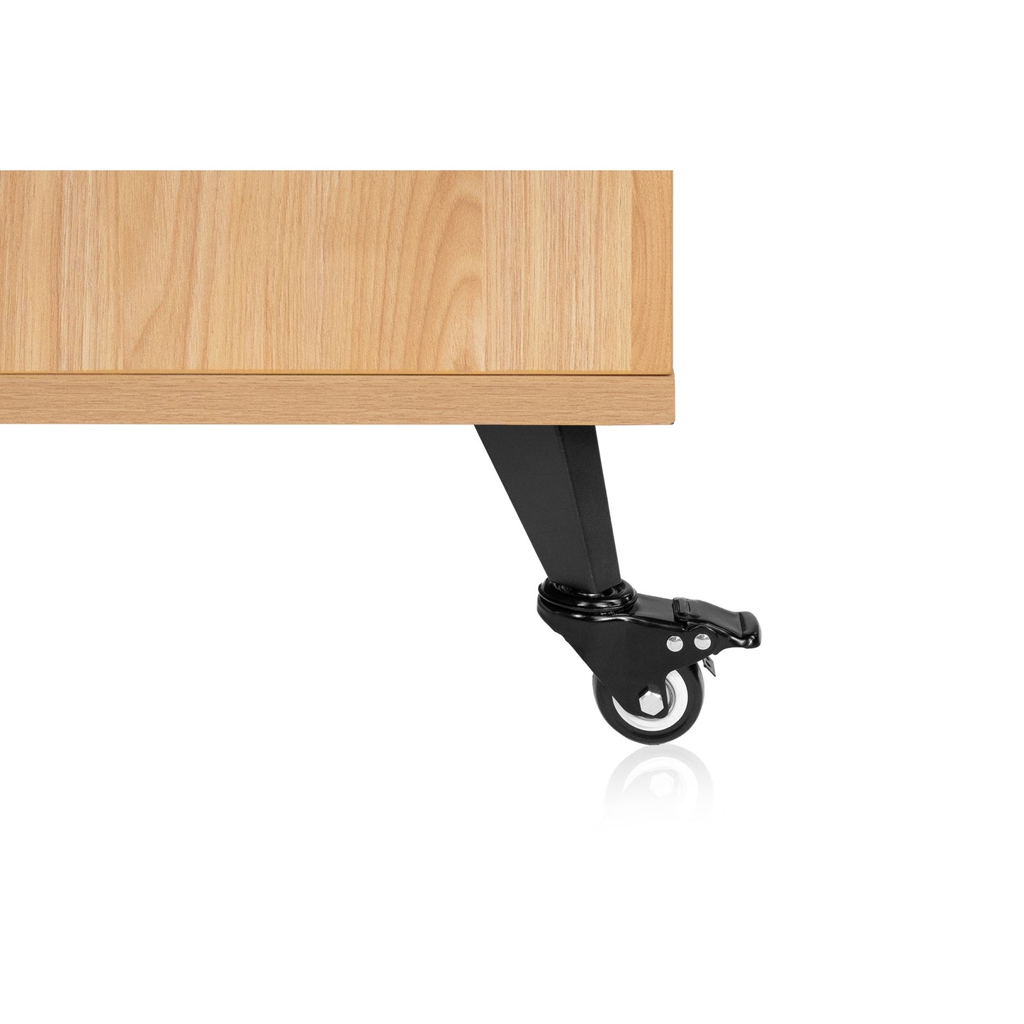Gator GFW-ELITESIDECAR-MPL Elite Series Dark Walnut Sidecar Rack Cabinet | Maple