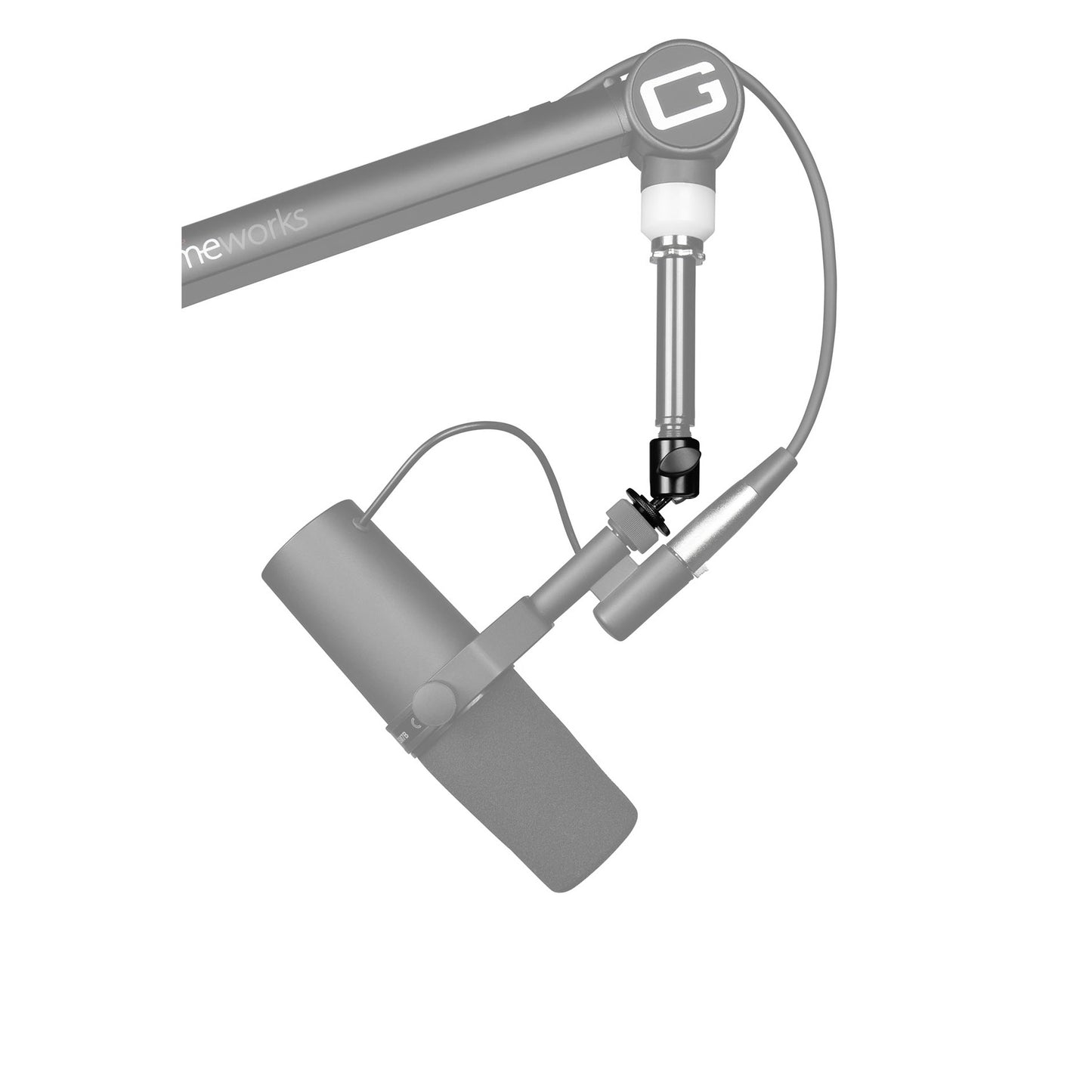 Gator GFW-MIC-BALLHEAD-MT 5/8"-27 Ball-and-Socket Mic Adapter
