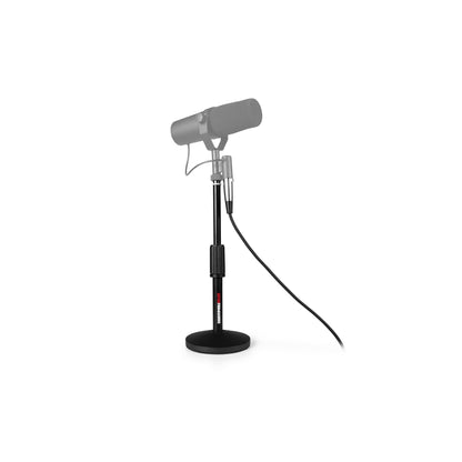 Gator GFW-MIC-DESKTOP-2PK Desktop Mic Stands With XLR Cables | 2-Pack