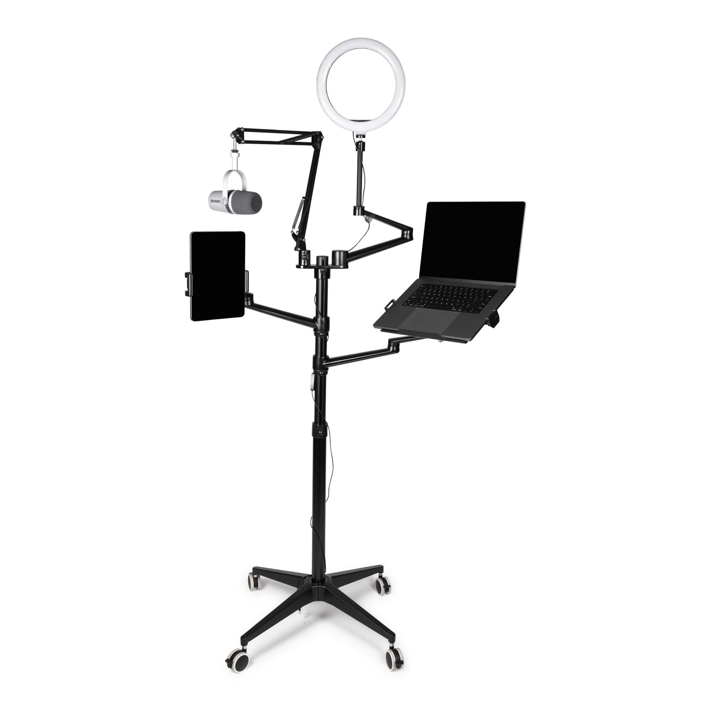 Gator GFW-STREAMSTAND-W Frameworks Content Creator Wheeled Stand