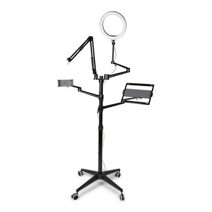 Gator GFW-STREAMSTAND-W Frameworks Content Creator Wheeled Stand