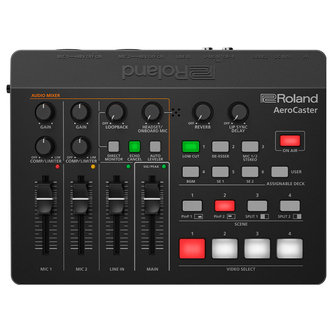 Roland AEROCASTER VRC-01 AV Streaming Mixer