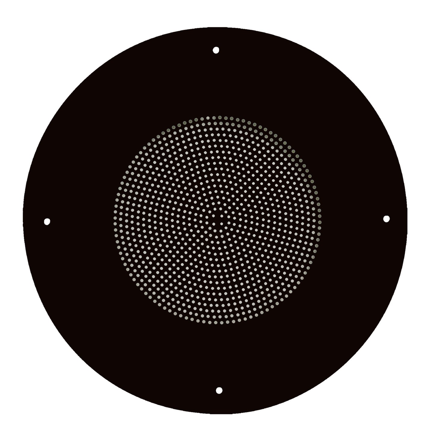 AtlasIED General Purpose Steel Baffle 8 inch For Standard Speakers | Black