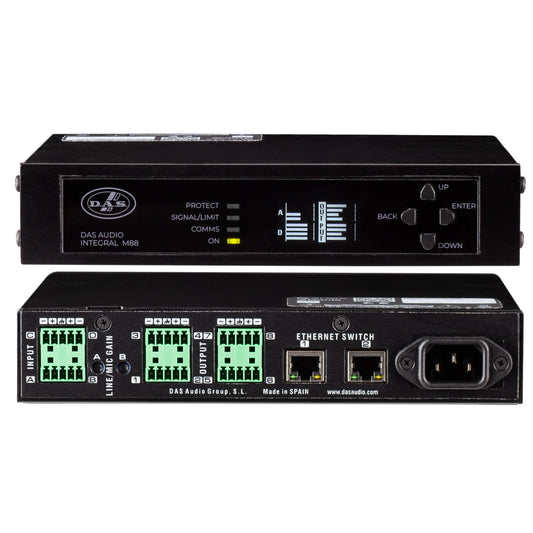 DAS Audio INTEGRAL-M88 4x8 Analog Audio Matrix With Dante