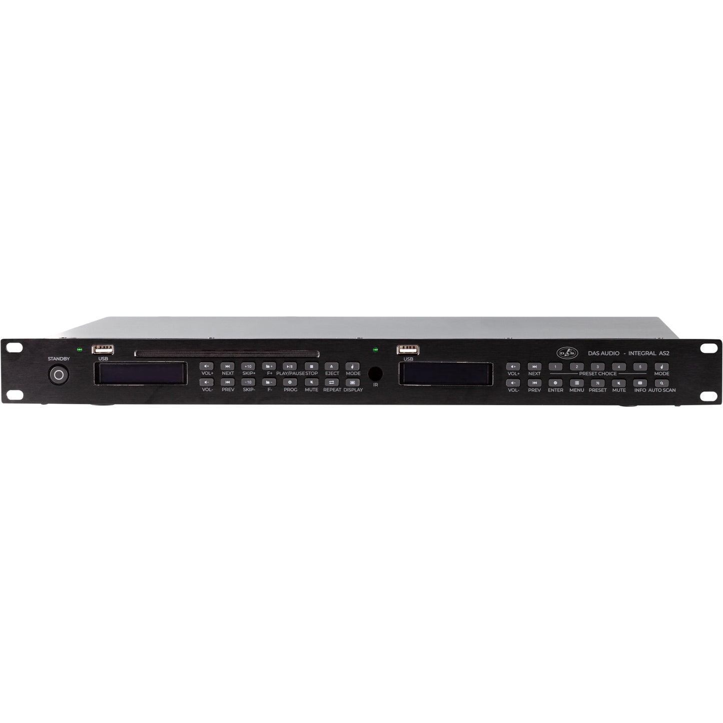 DAS Audio INTEGRAL-AS2 Stereo Rack Mount Audio Source