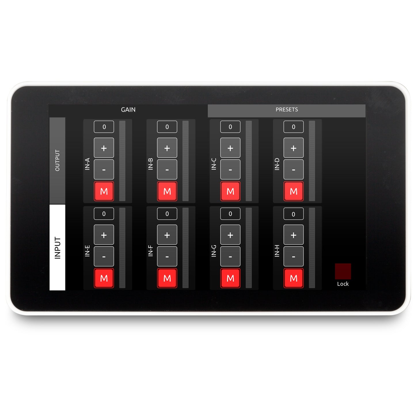 DAS Audio INTEGRAL-WP3 7" PoE Wall-Mount Touch Screen Controller