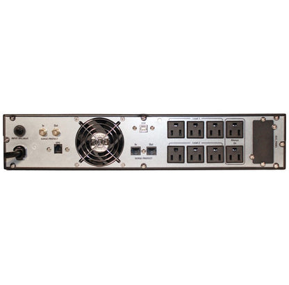 Juice Goose SRA 07500 750VA / 525W Rackmount Line Interactive UPS back
