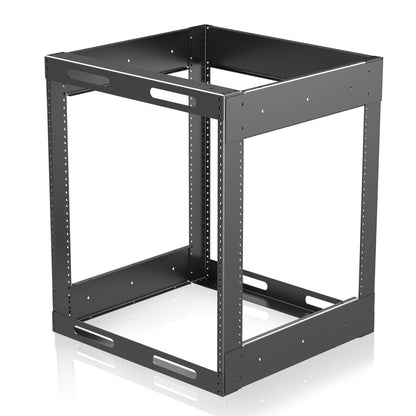 AtlasIED Easy-to-Assemble Stackable Utility Frame Open Rack | 12 RU
