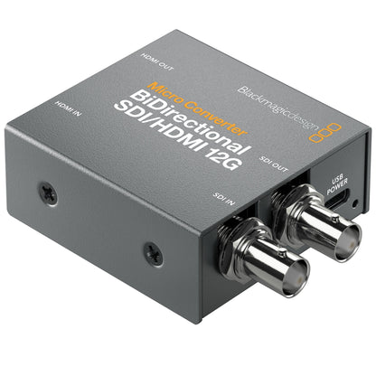 Blackmagic Design Micro Converter BiDirect SDI/HDMI 12G left angle
