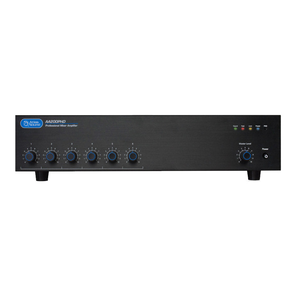 AtlasIED AA200PHD 6-Input, 200-Watt Mixer Amplifier