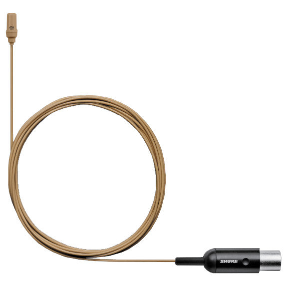 Shure UL4 UniPlex Cardioid Lavalier Microphone,  Connector: MTQG | Color: Cocoa