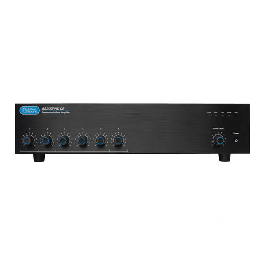AtlasIED AA200PHD-CE 6-Input 200W Mixer Amplifier With Diagnostic Test