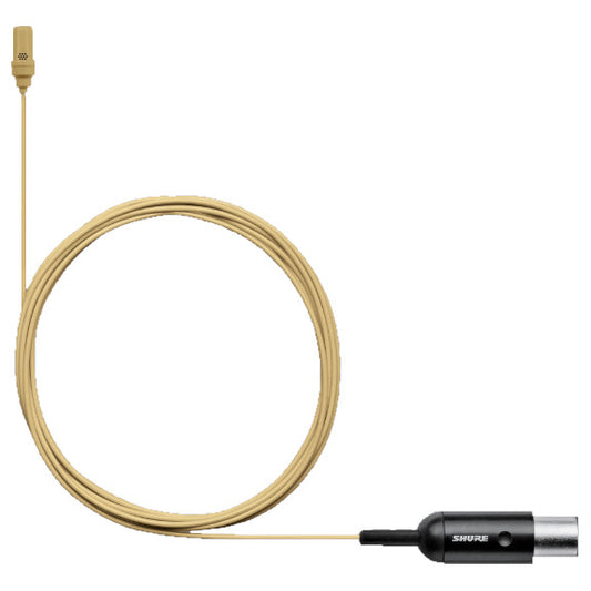 Shure UL4 UniPlex Cardioid Lavalier Microphone,  Connector: MTQG | Color: Tan