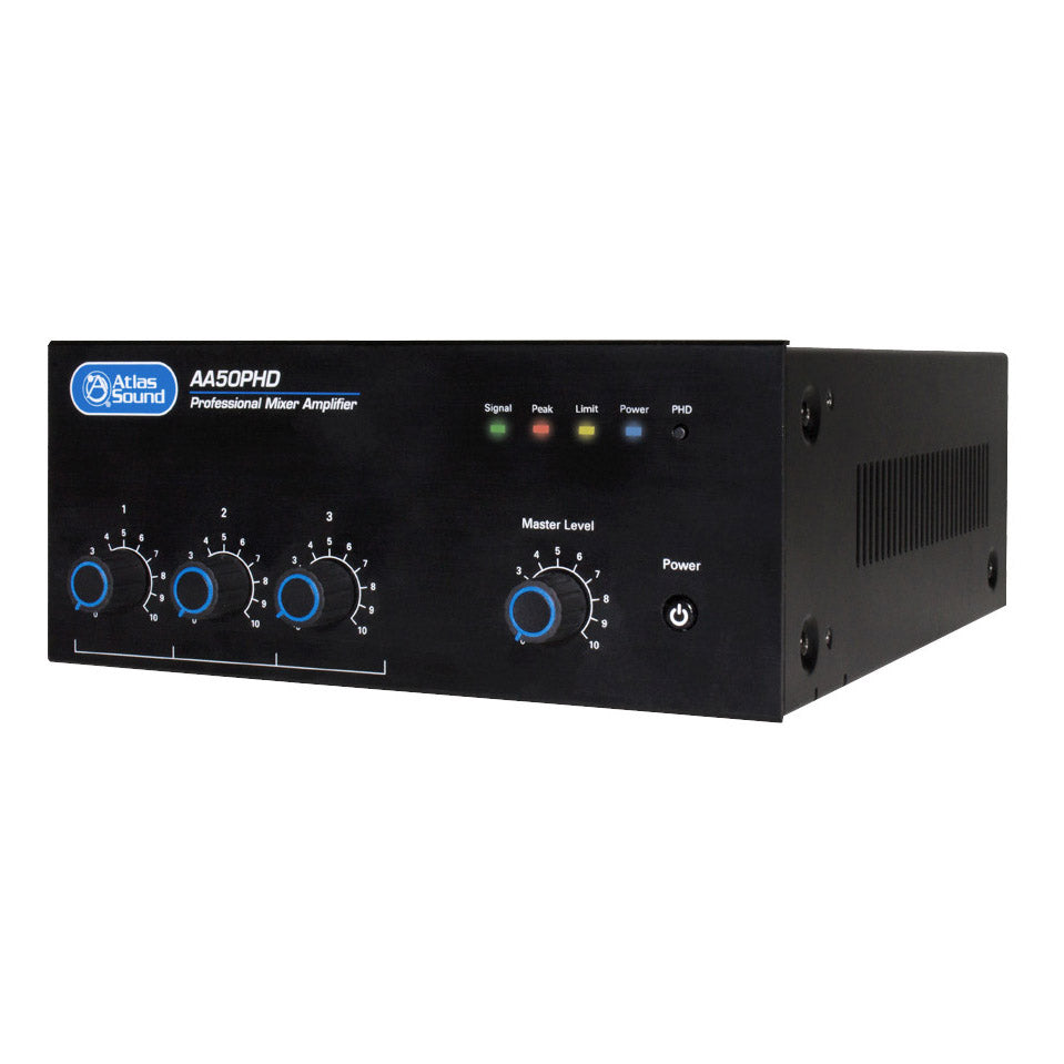 AtlasIED AA50PHD 4-Input 50W Mixer Amplifier