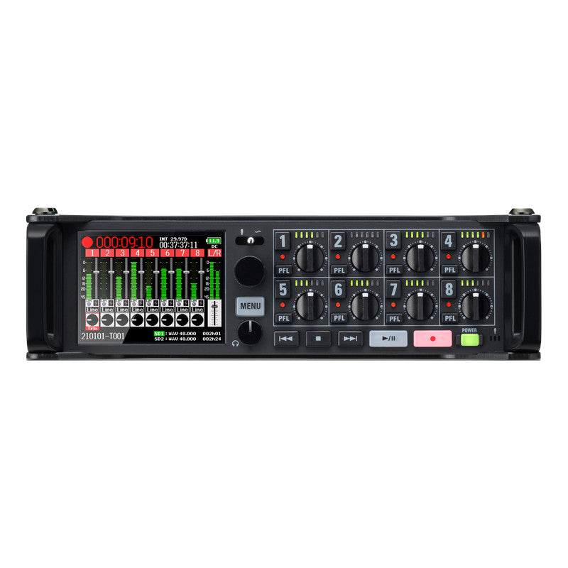 Zoom F8n Pro MultiTrack Field Recorder front