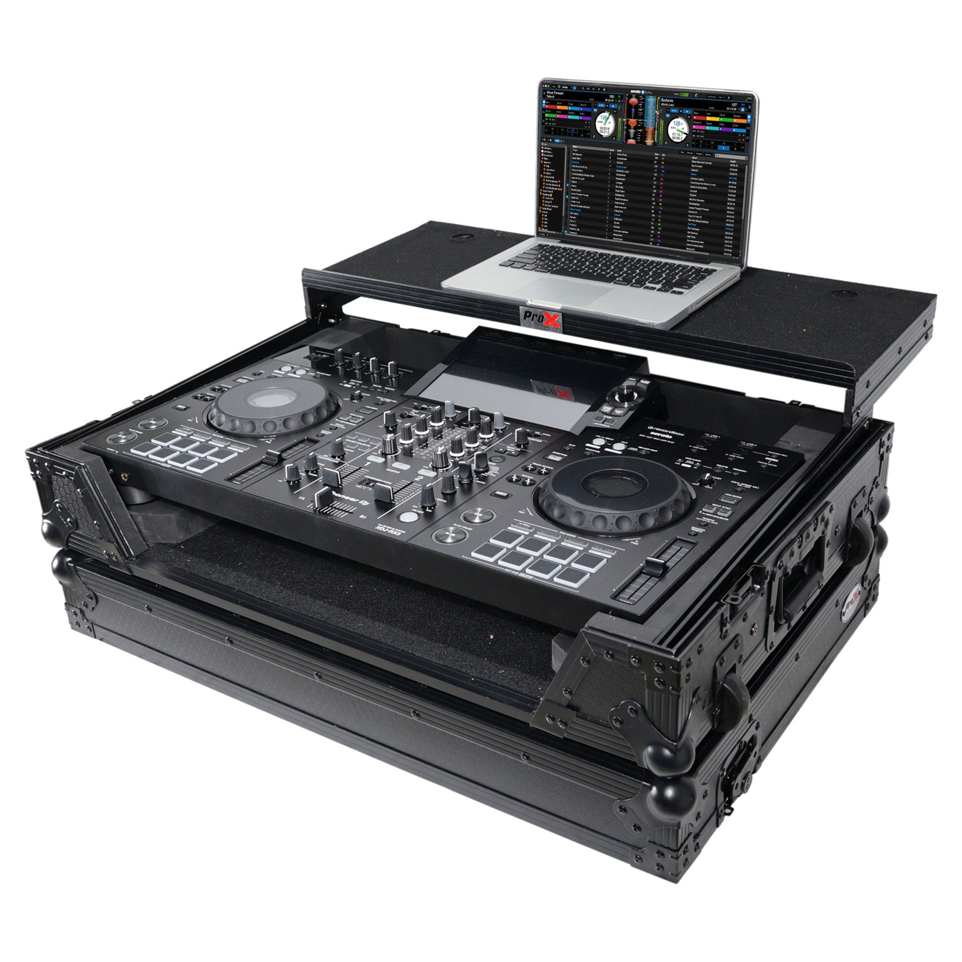 ProX XS-XDJRX3 WLTBL Pioneer XDJ-RX3/2 DJ System in case expanded