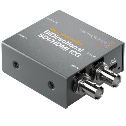 Blackmagic Design Micro Converter BiDirect SDI/HDMI 12G left angle