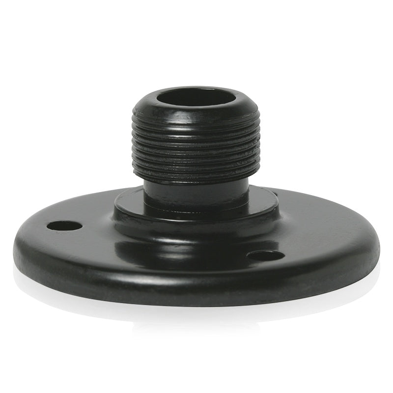 AtlasIED Surface Mount Mic Flange Bulk 5/8"-27 Mount | Male | Ebony