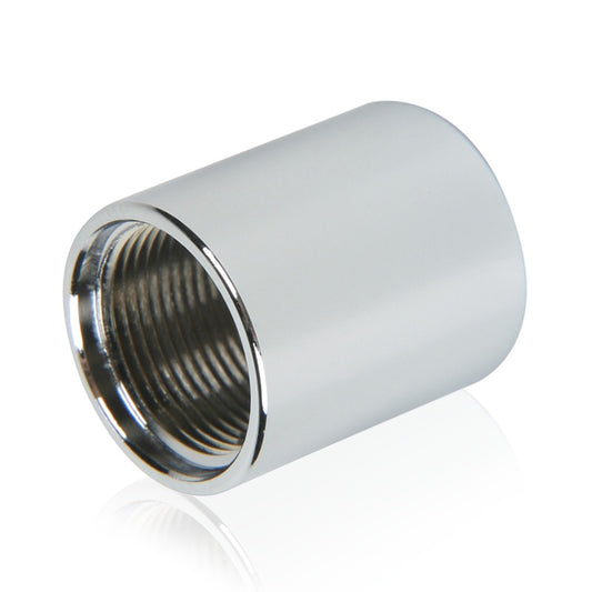 AtlasIED AD-5B 5/8 inch #27 Thread Female Coupling Adapter Chrome