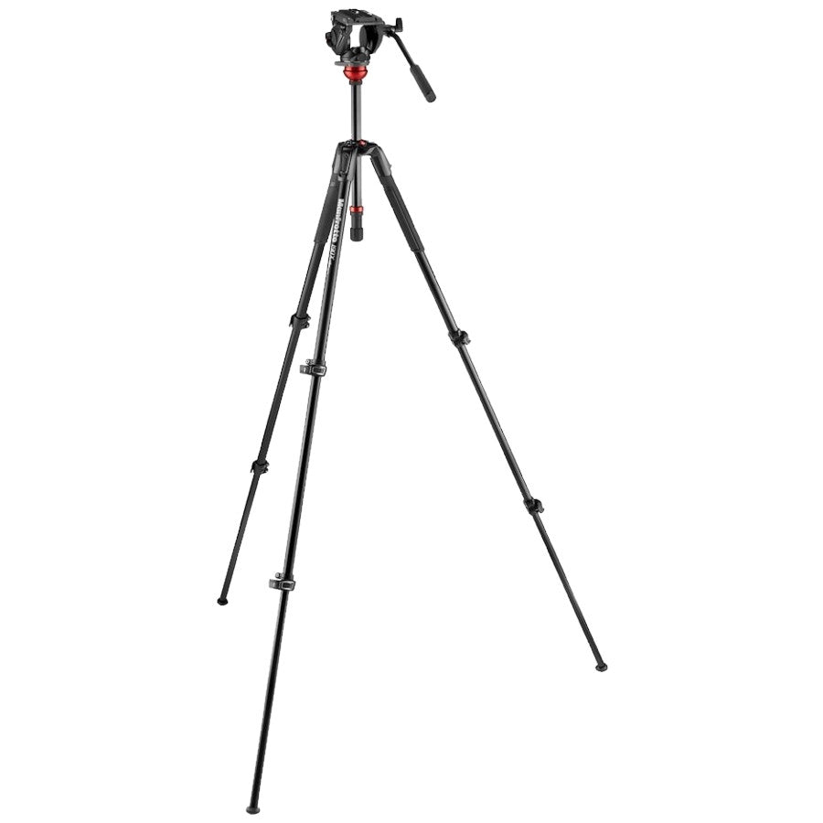 Manfrotto MVK500190XV 500 Fluid Video Head with Flat Base extended