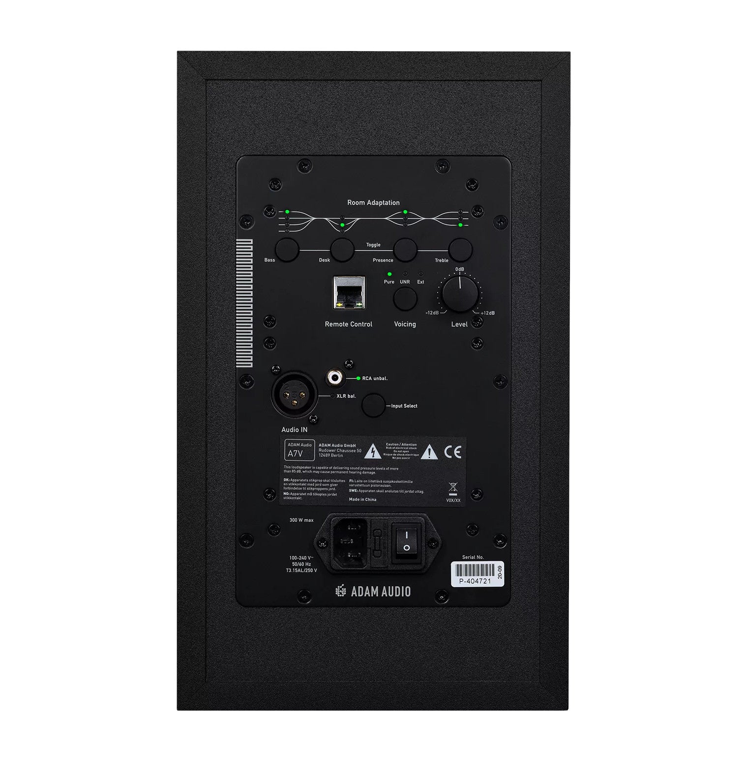 ADAM Audio A7V 7-Inch Powered Studio Monitor back