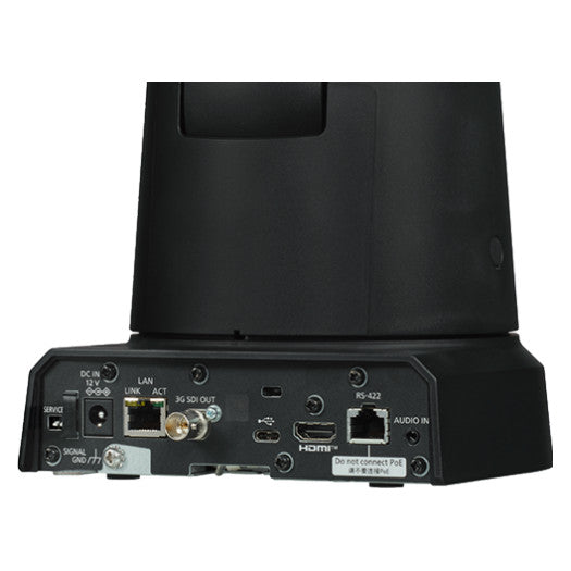 Panasonic AW-UE50 4K/30P Ultra Quiet PTZ Camera back