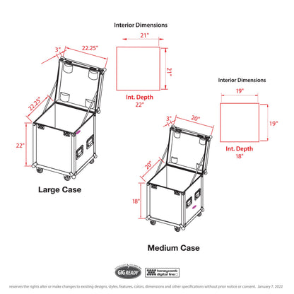 ProX XS-UTL47PKG2 Utility ATA Road Case Bundle | 2-Pack