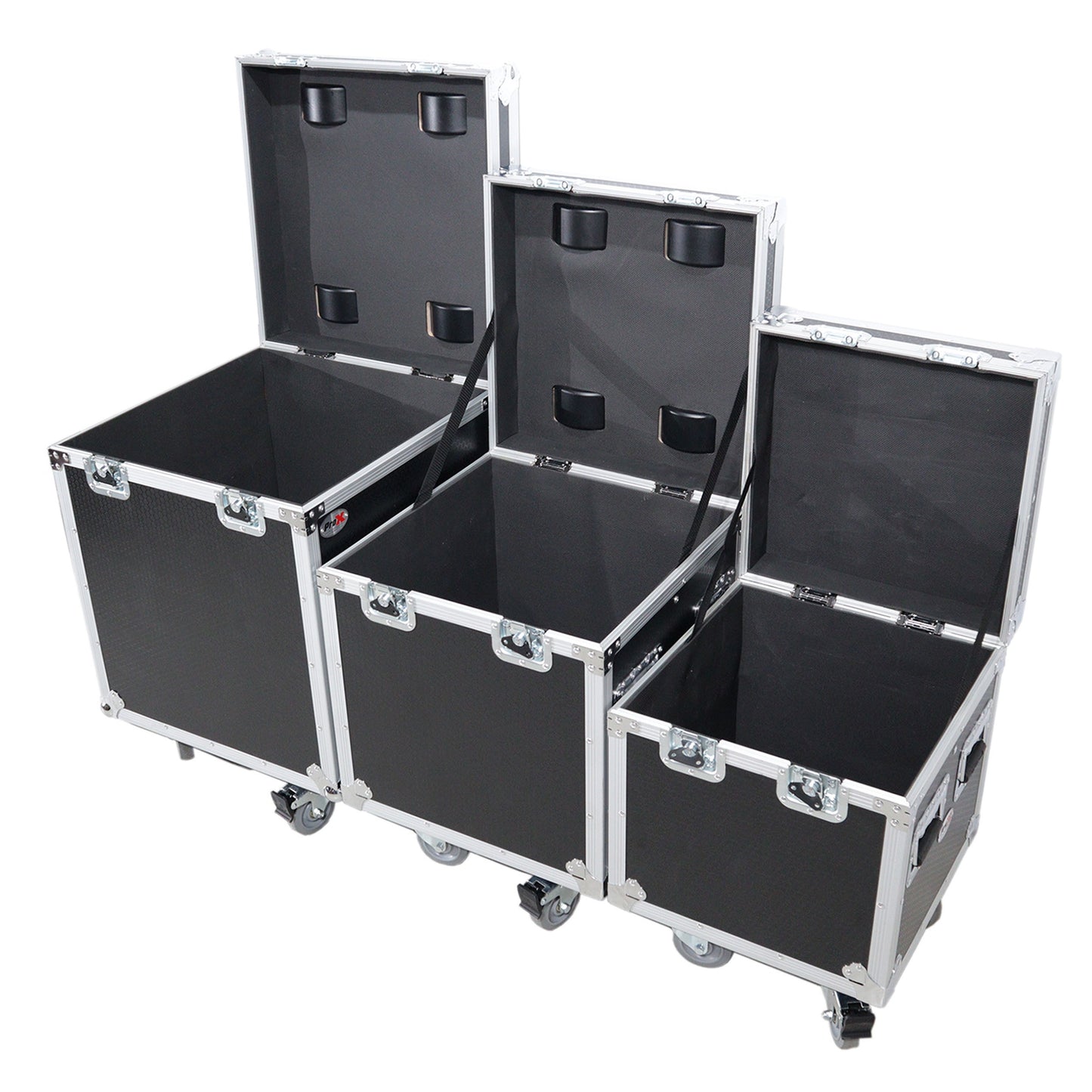 ProX XS-UTL49PKG3 Set of 3 Nested ATA Road Cases With Casters