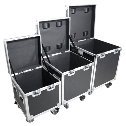 ProX XS-UTL49PKG3 Set of 3 Nested ATA Road Cases With Casters