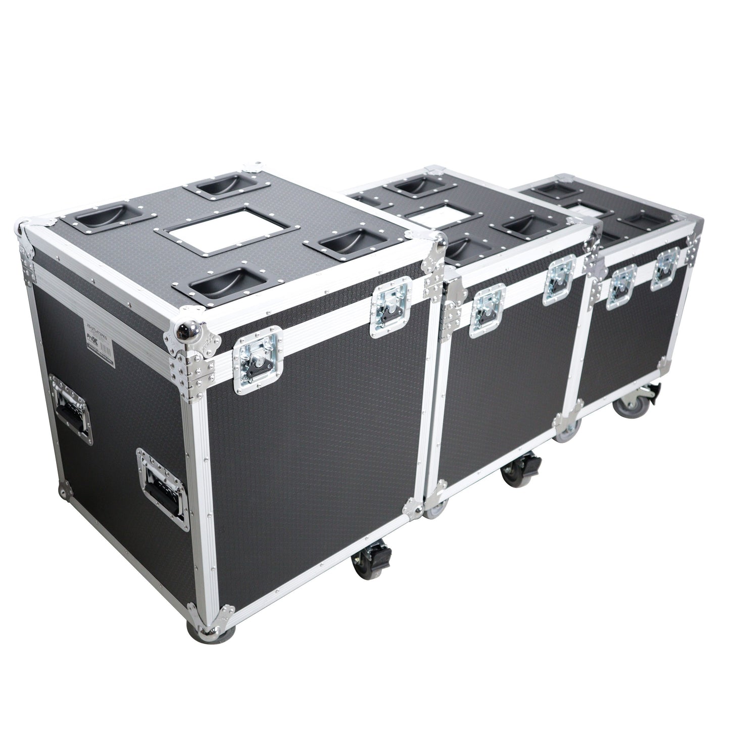 ProX XS-UTL49PKG3 Set of 3 Nested ATA Road Cases With Casters