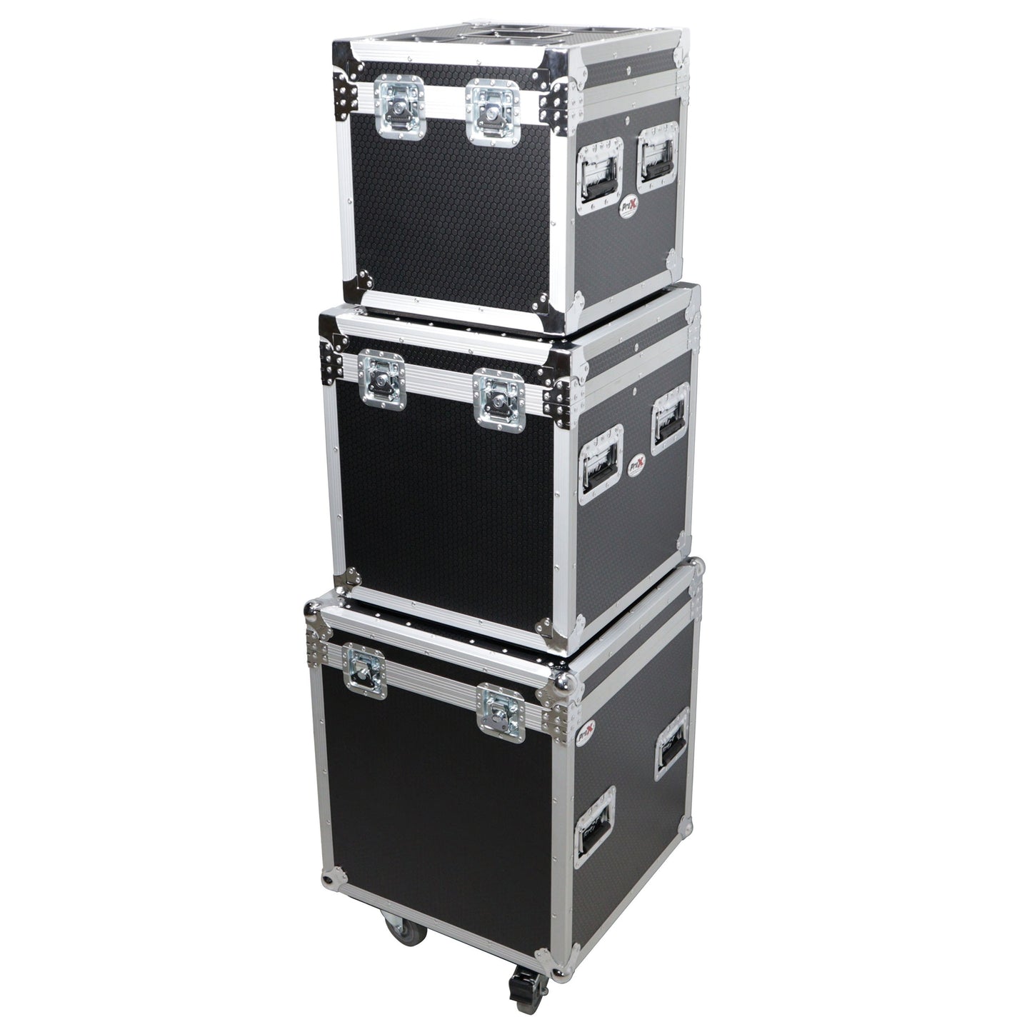 ProX XS-UTL49PKG3 Set of 3 Nested ATA Road Cases With Casters