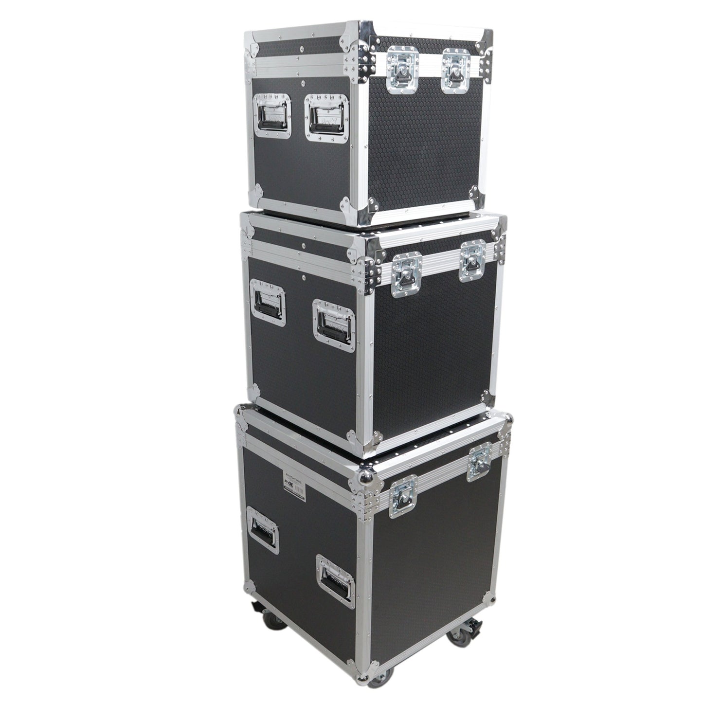 ProX XS-UTL49PKG3 Set of 3 Nested ATA Road Cases With Casters