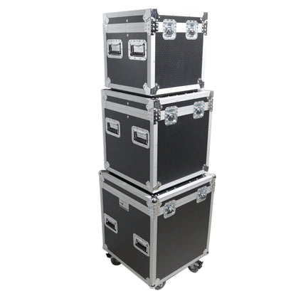 ProX XS-UTL49PKG3 Set of 3 Nested ATA Road Cases With Casters