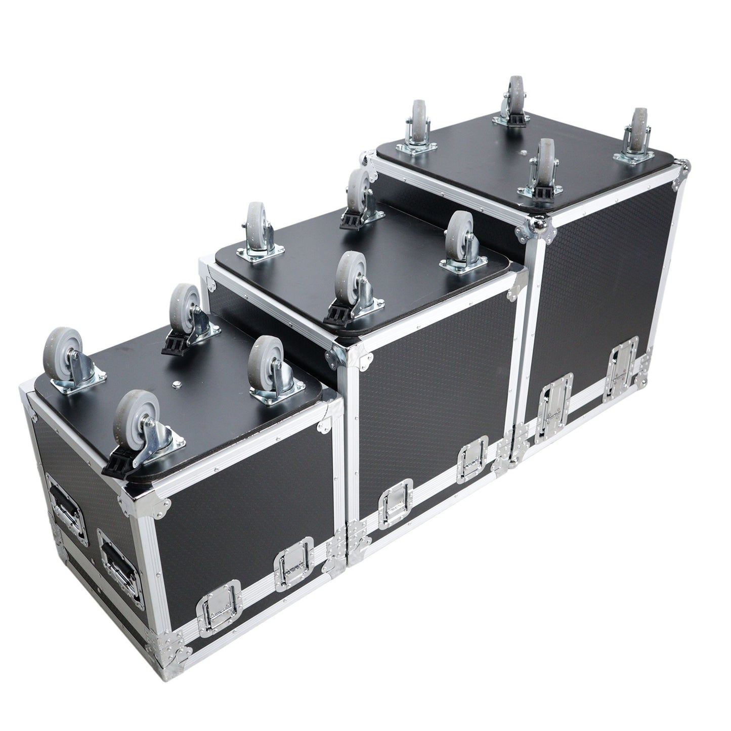 ProX XS-UTL49PKG3 Set of 3 Nested ATA Road Cases With Casters