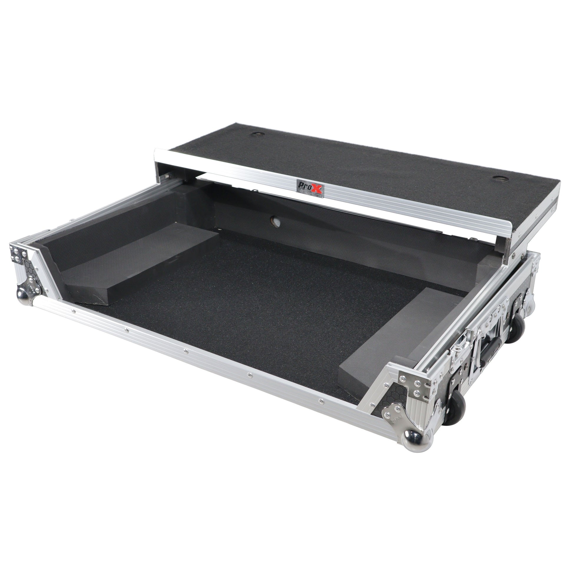 132790_ProX-ATA-Flight-Case-For-Pioneer-XDJ-RX3_DDJ-REV5-DJ-Controller-with-1U-Rack-Space-and-Wheels-_-Silver_Black-_-With-Laptop-Shelf_ALT08sqr