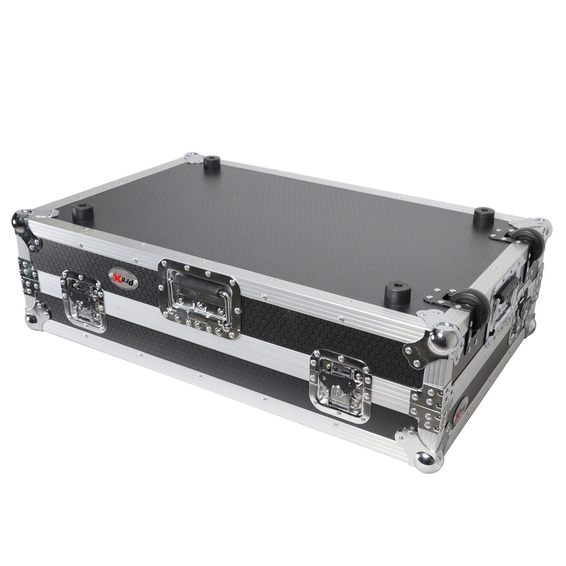 132790_ProX-ATA-Flight-Case-For-Pioneer-XDJ-RX3_DDJ-REV5-DJ-Controller-with-1U-Rack-Space-and-Wheels-_-Silver_Black-_-With-Laptop-Shelf_ALT11sqr
