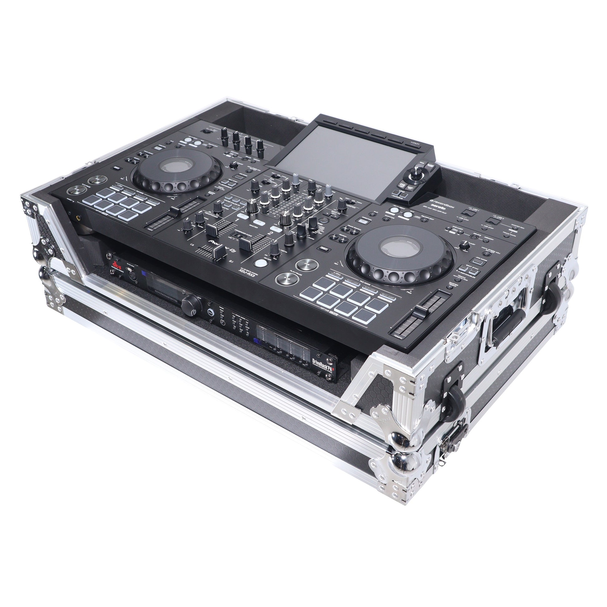 132791_ProX-ATA-Flight-Case-For-Pioneer-XDJ-RX3_DDJ-REV5-DJ-Controller-with-1U-Rack-Space-and-Wheels-_-Silver_Black-_-Without-Laptop-Shelf_ALT02sqr