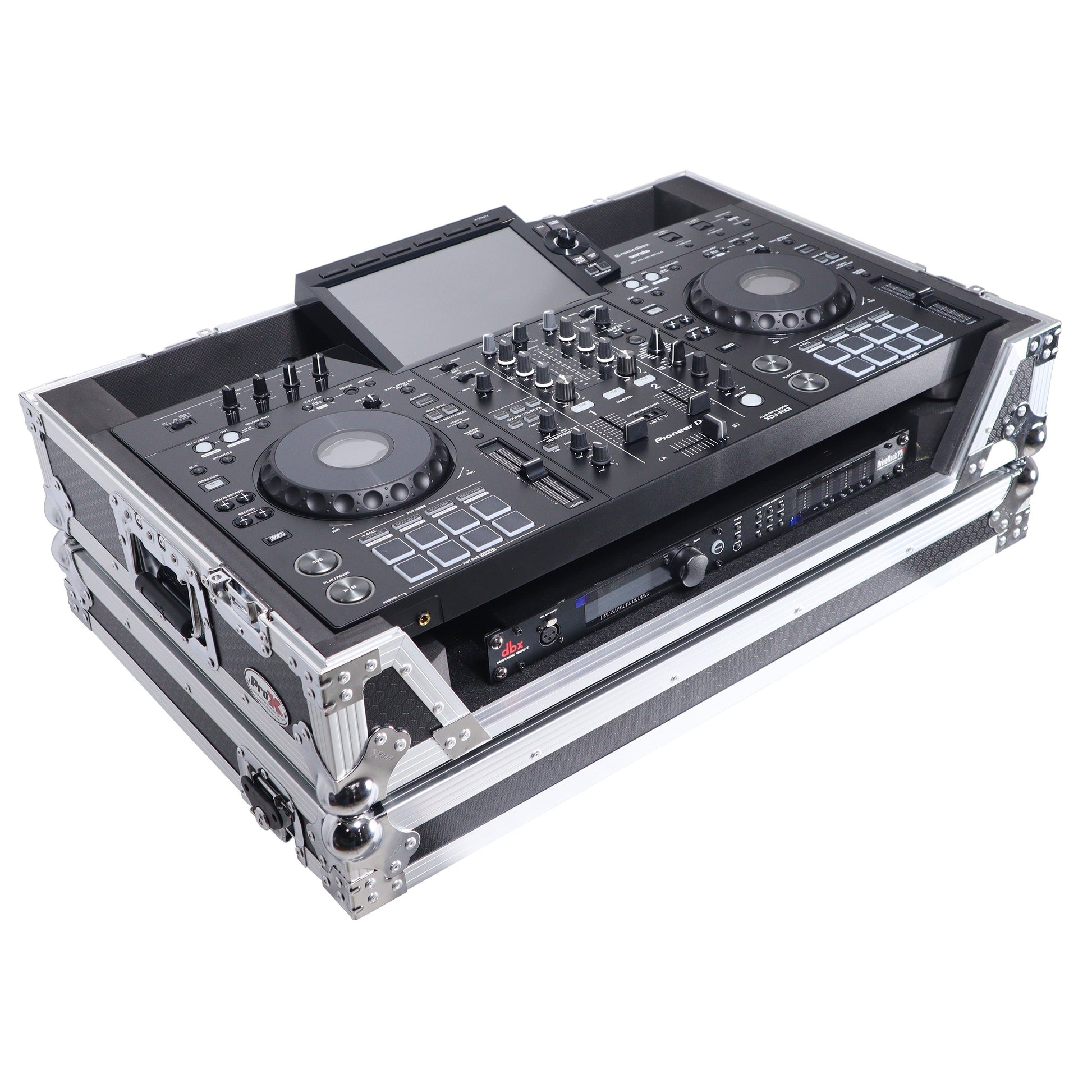 132791_ProX-ATA-Flight-Case-For-Pioneer-XDJ-RX3_DDJ-REV5-DJ-Controller-with-1U-Rack-Space-and-Wheels-_-Silver_Black-_-Without-Laptop-Shelf_ALT04sqr