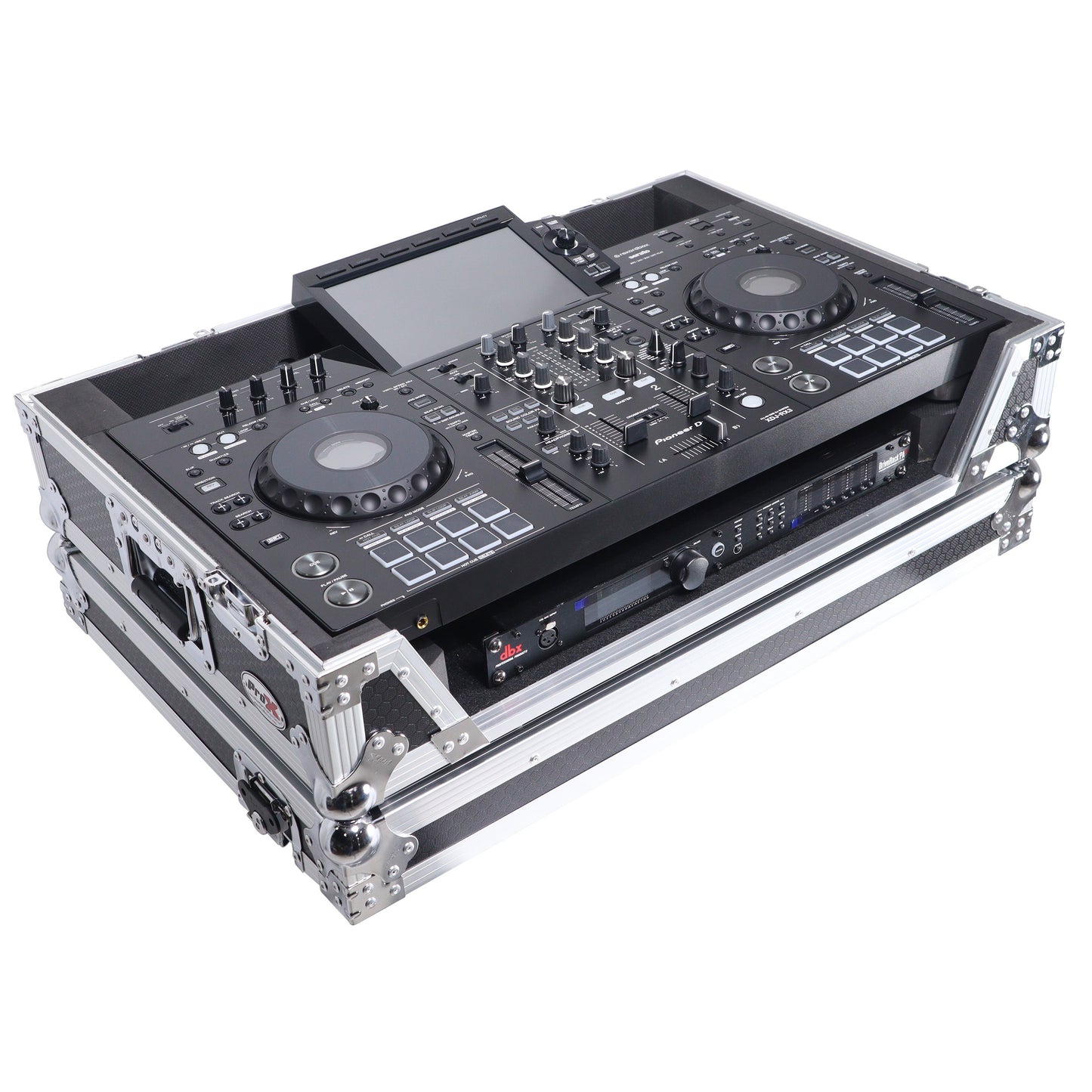 132791_ProX-ATA-Flight-Case-For-Pioneer-XDJ-RX3_DDJ-REV5-DJ-Controller-with-1U-Rack-Space-and-Wheels-_-Silver_Black-_-Without-Laptop-Shelf_ALT05sqr