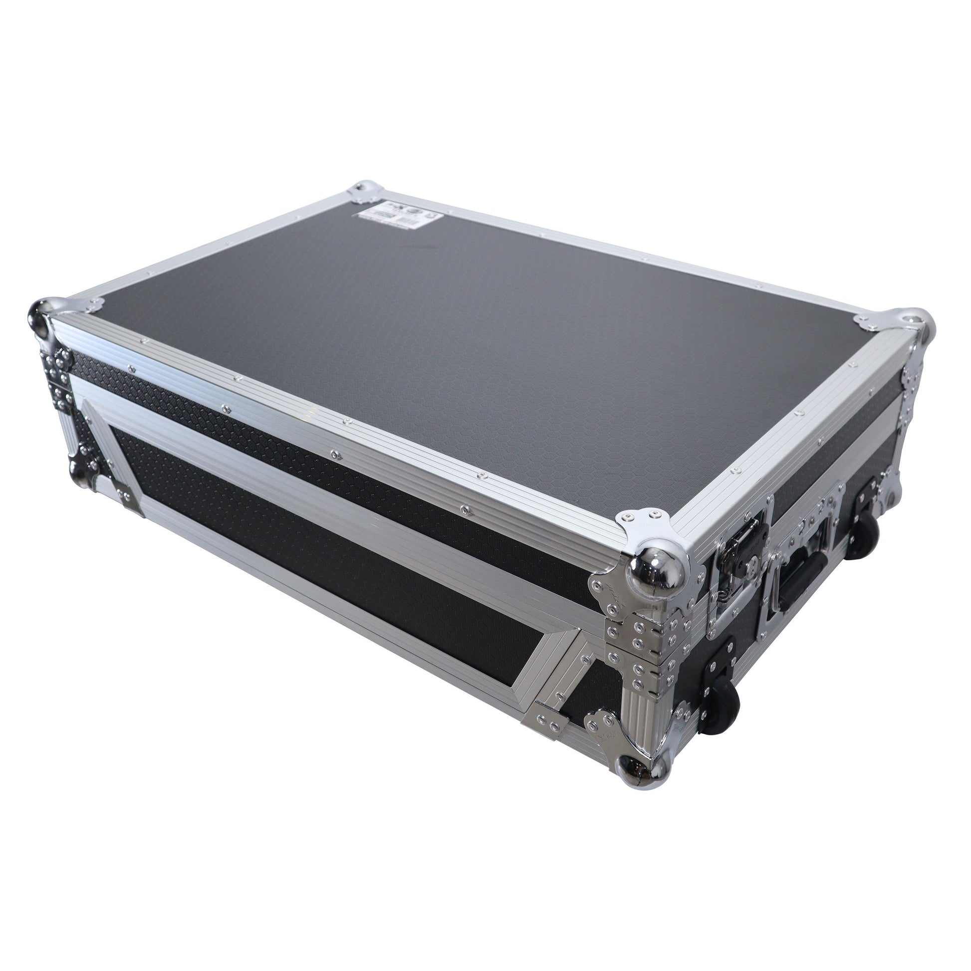 132791_ProX-ATA-Flight-Case-For-Pioneer-XDJ-RX3_DDJ-REV5-DJ-Controller-with-1U-Rack-Space-and-Wheels-_-Silver_Black-_-Without-Laptop-Shelf_ALT12sqr